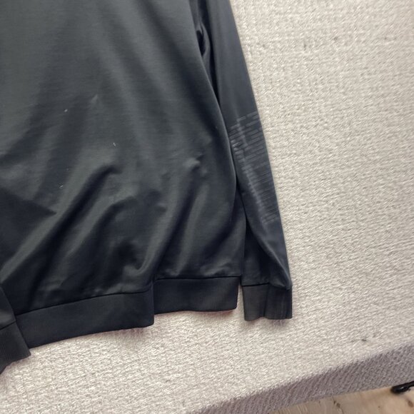 Hugo Boss Track Jacket Tech Full Zip Men L Geometric Black AOP w/ Yellow Logo - Picture 16 of 16